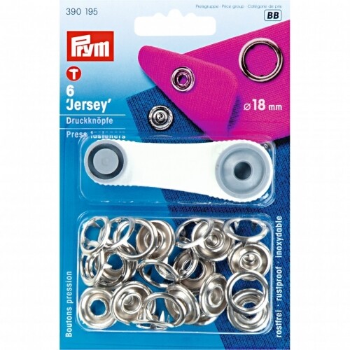 Prym 18mm metal jersey ring - 18mm,