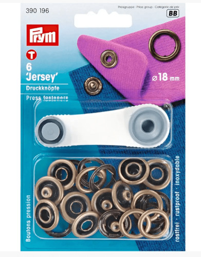 Jersey press fastener 18mm - jersey,