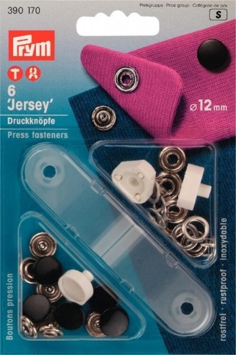 Prym 12mm metal jersey - metal,